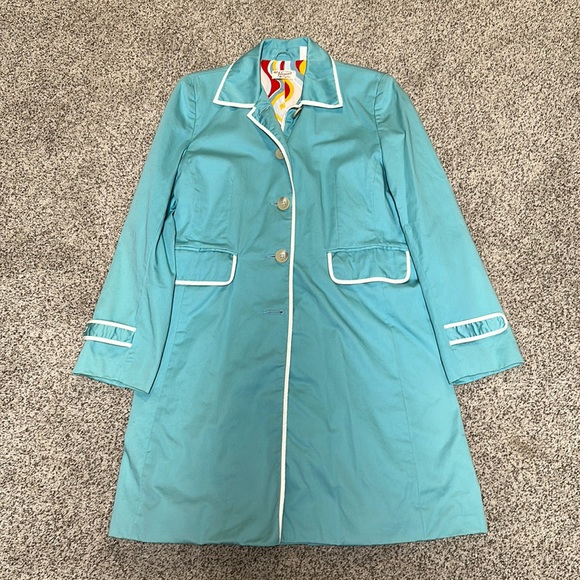 HOST PICK! EUC Retro Original Penguin Trench Coat - Large - Picture 1 of 7